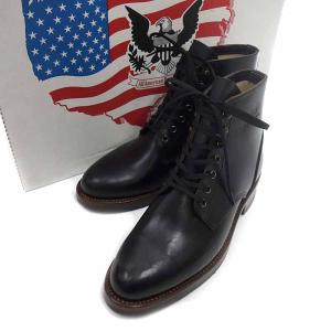 グラッドハンド/GLADHAND &Co  × All American Boot Mfg Inc レザー ブーツ 03J23 サイズ メンズ8 ブラック ランクA  (中古)｜blowz