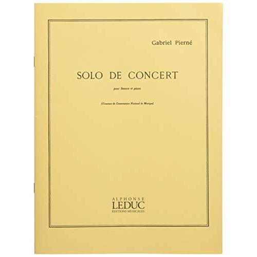 ウィットナー ピエルネ : 演奏会用独奏曲 作品35 (ファゴット、ピアノ) ルデュック出版