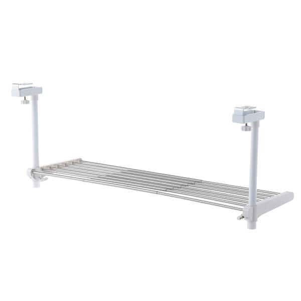 HEIAN SHINDO 吊戸棚用吊り下げラック キッチンラック 棚1段 ステンレス 取付幅59~9...
