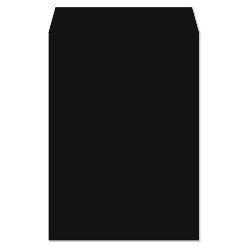 封筒 角2 角2封筒 ブラック封筒 カラー 85g/m2 ブラック 黒 black 100枚 【郵便...