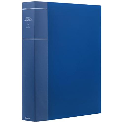 ナカバヤシ アルバム フォトグラフィリア 2L判 200枚 2段 ブルー PH2L-1020-B