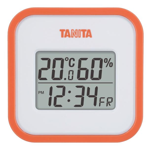 タニタ(Tanita) 温湿度計 時計 カレンダー 温度 湿度 デジタル 壁掛け 卓上 マグネット ...