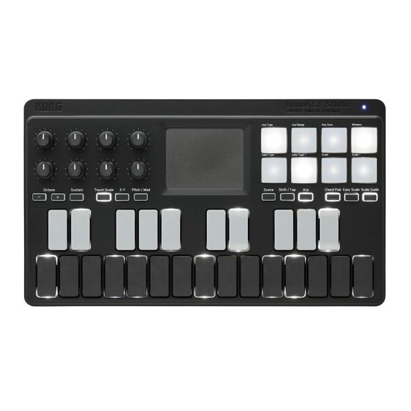 KORG(コルグ) 定番 USB/ワイヤレス オールインワン モバイルMIDIキーボード nanoK...