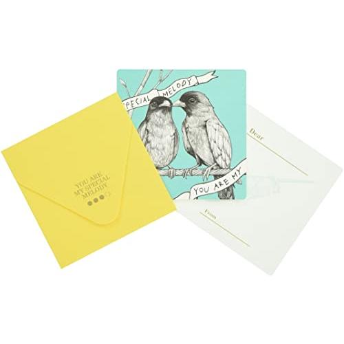 山櫻 D[di:] メッセージカード 正方形カード・タトウ 鳥 351240