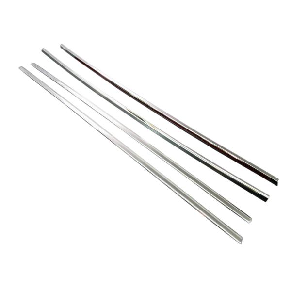 BRIGHTZ プリウス 50 51 55 超鏡面ステンレスメッキウィンドウモール 4PC 【 WI...