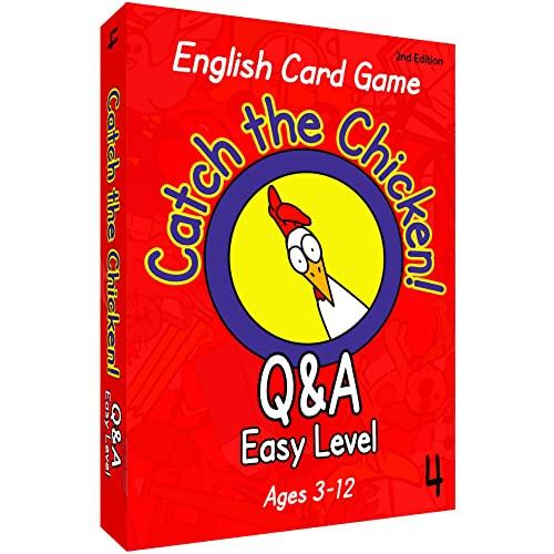 Catch The Chicken English Card Game Q&amp;A Easy Level...