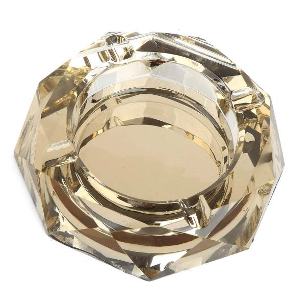 TWDRTDD 15cm八角形 高級灰皿ファッション創造的なヨーロッパのクリスタル灰皿、美しい贈り物...