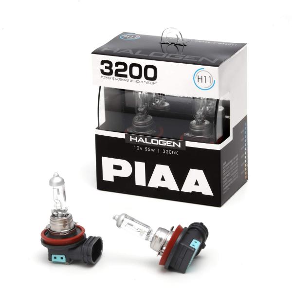 PIAA ヘッドライト・フォグランプ用 ハロゲン H11 3200K 車検対応 2個入 12V 55...