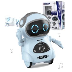 Toy Lob ポケットロボット コミュニケーションロボット スマートロボット ミニ ロボット 対話 ダンス 音楽 ライト 英語対応 日本語説明書付き｜blsg-shop