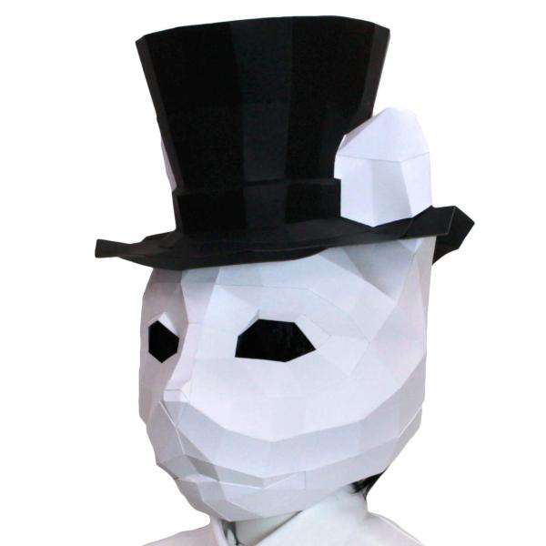 [むにむに製作所] KAMIJIMA Paper Mask 猫紳士