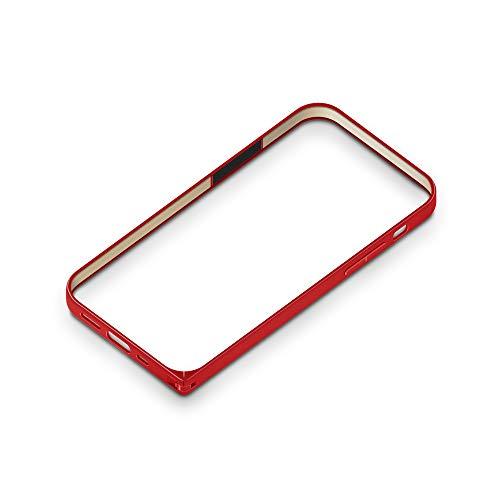 Premium Style iPhone 12 mini用 アルミニウムバンパー レッド PG-20...