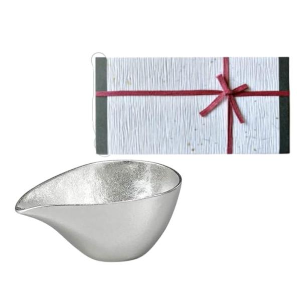 【能作 和紙でラッピング】 片口 中