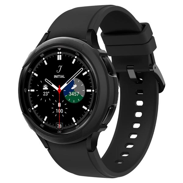 Spigen Galaxy Watch 4 Classic ケース 46mm ベゼル回転 体組成測定...