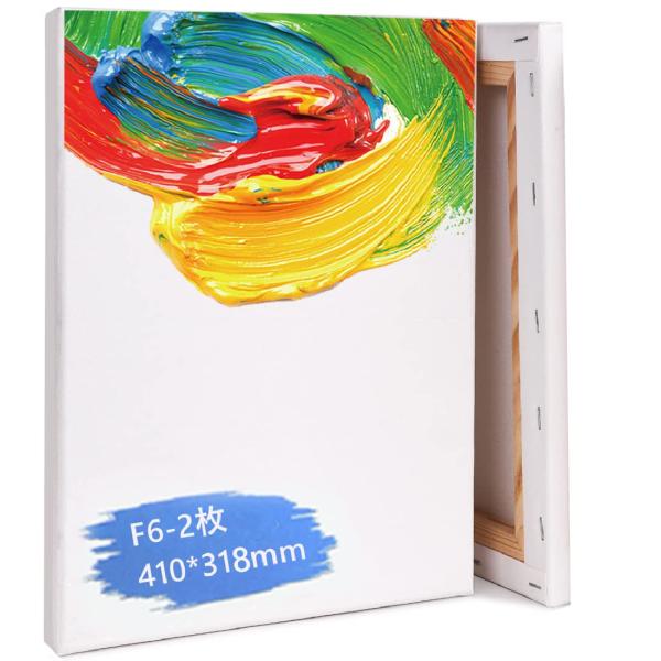 キャンバス f6 張キャンバス 油絵 絵画ボード 綿化繊混紡 絵画 画布 工芸用品 描画 油彩 木製...