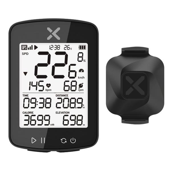 XOSS G+ Gen2 GPS サイコン VORTEXスピード ケイデンスセンサーセット