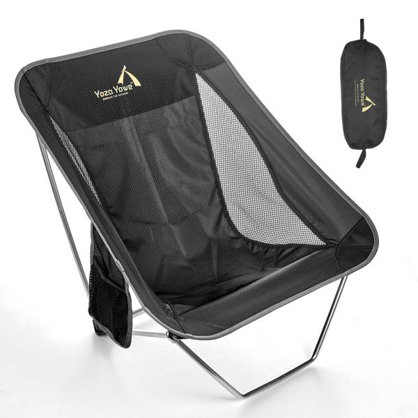 YozaYowe 超軽量折りたたみキャンプ椅子-790gコンパクトアルミアウトドアチェア キャリーバ...