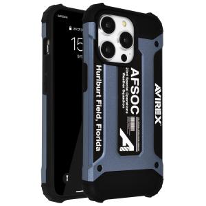 【 AVIREX 正規品 】 iPhone14 Pro ケース 耐衝撃 「 アーミータフ 」 アヴィレックス ブランド 背面 アイフォン14プロ 6.