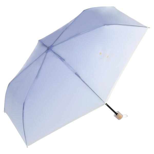 Wpc. 折りたたみ傘 [ビニール傘] コスメティックアンブレラ ミニ パープル 雨傘 50cm 長...