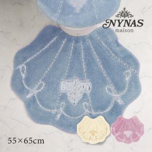 【専用】センコー NYNAS　プロローグ　 トイレマット プラチナ 　ホワイト ニーナス・メゾン ロマンスシェル トイレ3点セット（ロングトイレ