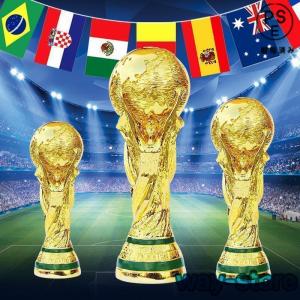 ワールドカップのトロフィー サッカー選手権のトロフィー 3Dレプリカ 2022 FIFA カタール サッカー記念品 コレクション ゴールド 21cm 36cm｜BLT2