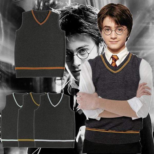 ハリー・ポッター Harry Potter 　　セーター ニットカーディガン 高生制服 Vネック サ...