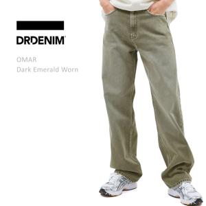 DR DENIM ドクターデニム OMAR Wide Straight Dark Emerald Worn ワイドストレート メンズ パンツ dr denimの商品画像