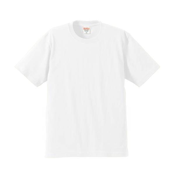 白シャツ 6.2oz Tシャツ メンズ レディース 半袖 無地 綿 コットン 丈夫 丸首 クルーネッ...