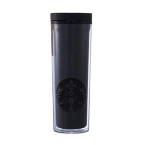 海外限定 スタバ ブラックタンブラー Starbucks Crosby Black Gold Badge Tumblerの商品画像