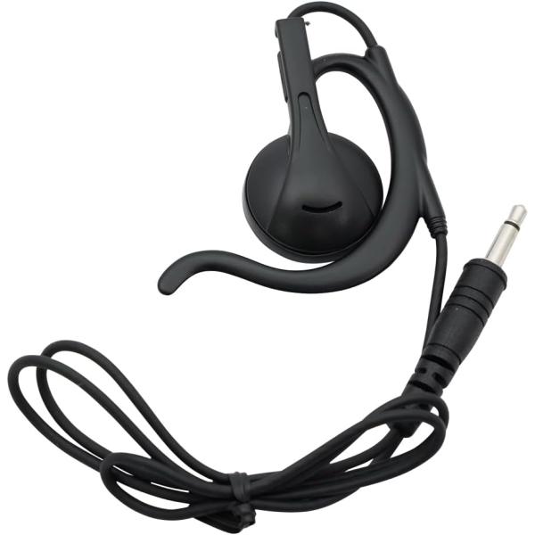 アルインコ ALINCO EME-67B イヤホン 黒 耳かけ型 ストレートケーブル φ3.5mmモ...