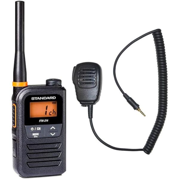 スタンダード STANDARD 特定小電力トランシーバー FTH-214+W006スピーカーマイク