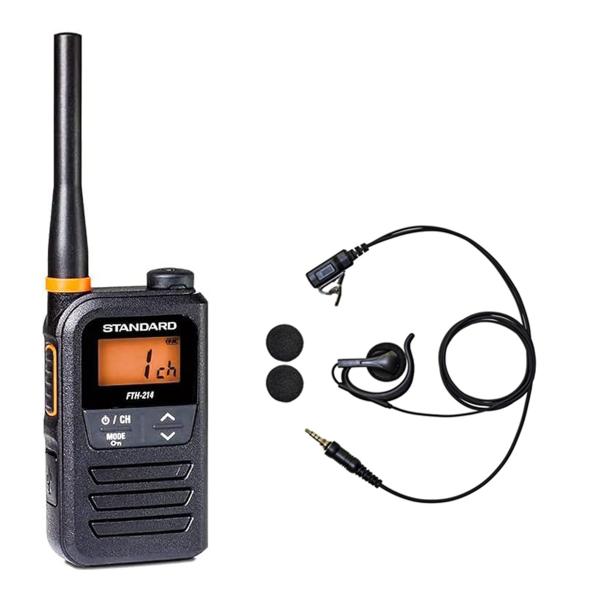 スタンダード STANDARD 特定小電力トランシーバー FTH-214 +オープンイヤー型イヤホン...