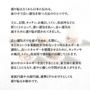 盛り塩 ヒマラヤ水晶 <2個セット + さざれ...の詳細画像3
