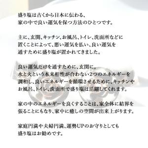 盛り塩 モリオン黒水晶 <2個セット + さざ...の詳細画像3
