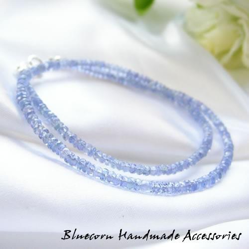 パワーストーン ネックレス 神秘的なブルーの輝き！ タンザナイト レディース 天然石 願望達成 ブル...