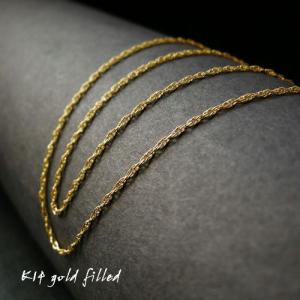 チェーン ５０ｃｍ K14GF ロープチェーン 14kgf （14金ゴールドフィールド）