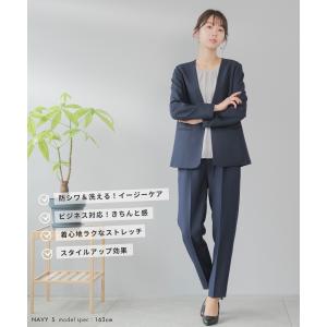 スーツ レディース セットアップ パンツスーツ...の詳細画像1