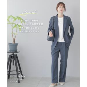 スーツ レディース セットアップ パンツスーツ...の詳細画像1