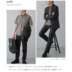 ポロシャツ メンズ ビジネス 半袖 夏 オフィ...の詳細画像4