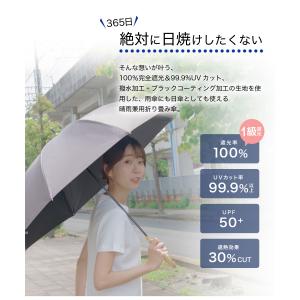 長傘 晴雨兼用 傘 雨傘 レディース 完全遮光...の詳細画像1