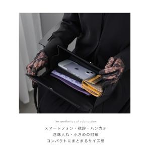 フォーマルバッグ レディース 黒 日本製 国産...の詳細画像5