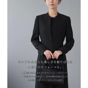 喪服 レディース ロング丈 ブラックフォーマル...の詳細画像1