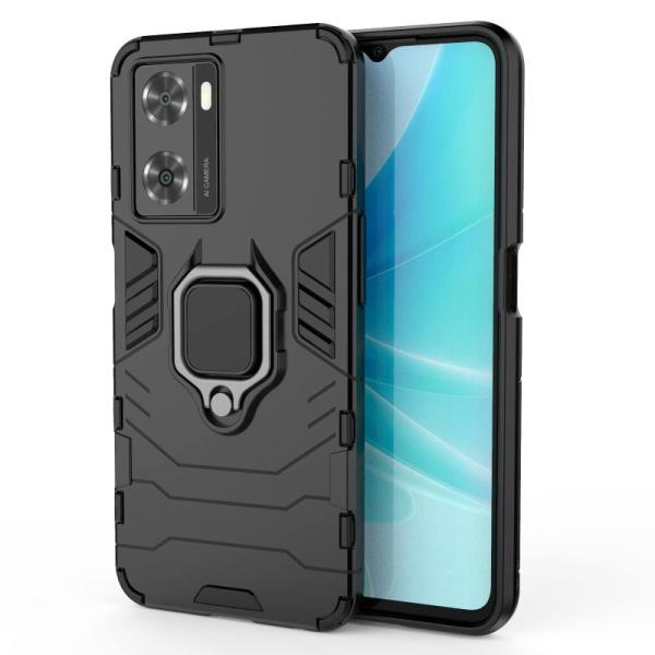 For OPPO A77 ケース リング AnnhanT 米軍MIL標準コレクション 360回転 車...