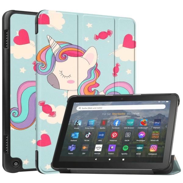 For NEW Fire HD 8 / HD 8 Plus 2022 ケース 第12世代Gosent...