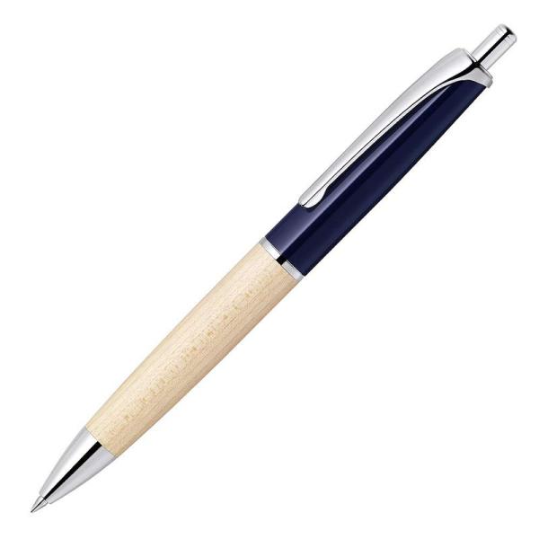 ゼブラ 油性ボールペン フィラーレウッド ノック式 0.5 限定色 ネイビー P-BAS76-NA-...