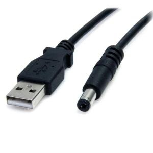 KOZATO USBケーブル USB→DC変換コード 100cm 5.5mm×2.1mm センタープ...