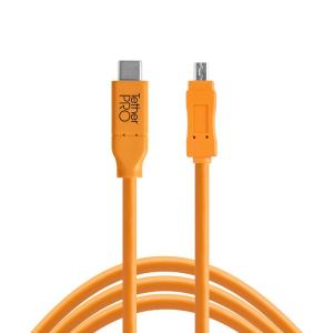 国内正規品TetherTools テザーツールズ TetherPro USB-C to 2.0 Mini-B 8-Pin, 15' (4.6｜blue-lagoon925