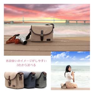 一眼レフ カメラバッグ ショルダー バック コ...の詳細画像2