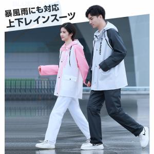レインウエア 上下セット レインスーツ レイン...の詳細画像1