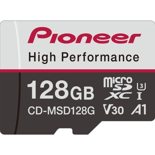 パイオニア microSDカード CD-MSD128G SDXC 128GB CLASS10 U3 ...