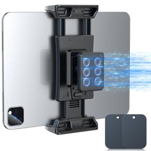 タブレットスタンド Ipadホルダー マグネット スマホホルダー 車載/宅用/オフィス/壁掛け 5.4-13インチ 超強磁力 1/4ネジ穴付